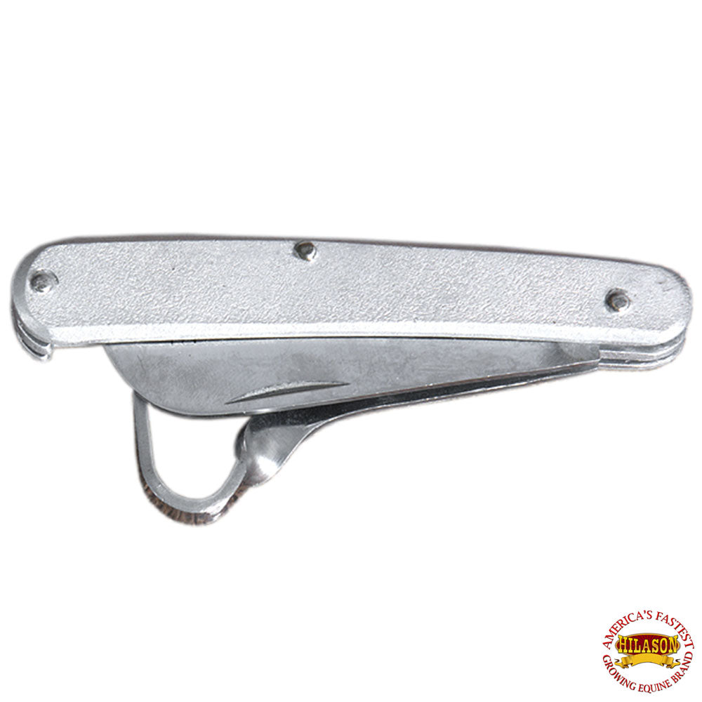99RI Hilason Western Horse Care Thinning Knife W/ Hoof Pick
