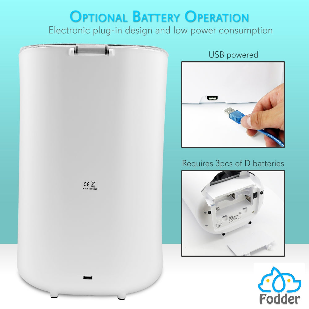 SereneLife SLAPF30 - Smart Automatic Cat and Dog Food Dispenser - Digital Pet Feeder with Voice Message Playback