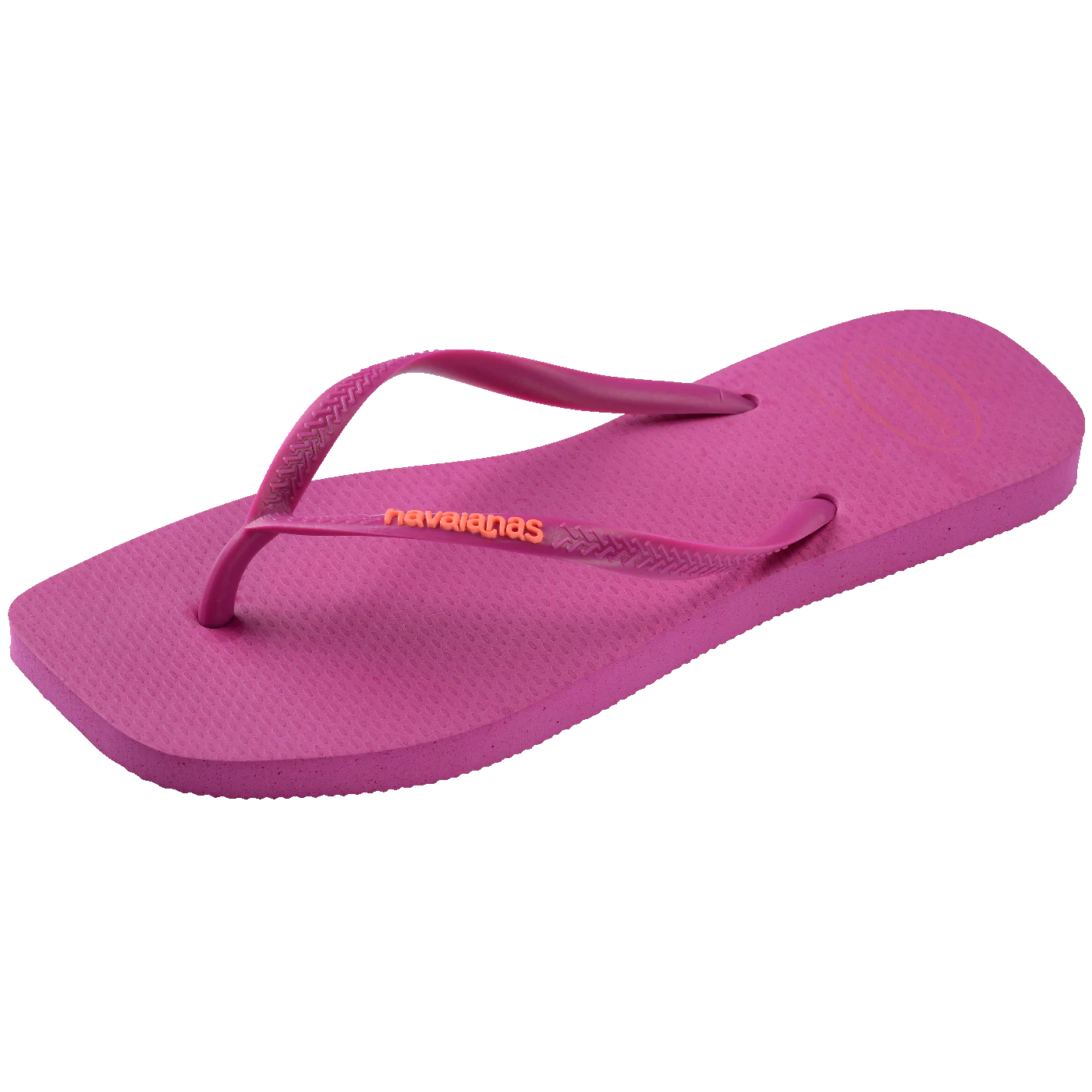 Chinelo Havaianas Slim Square Logo Pop Up
