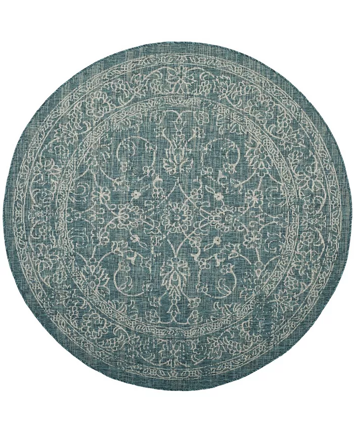 Safavieh Courtyard Turquoise 6'7