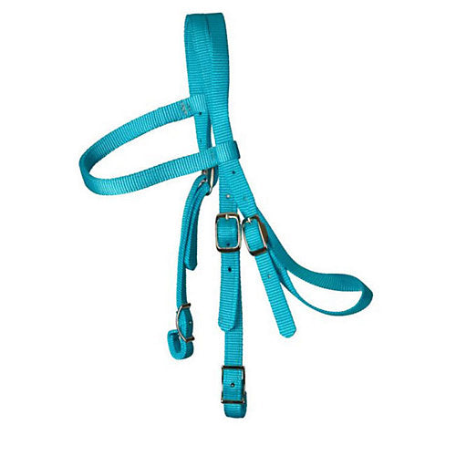 Triple E Nylon Mini Headstall w/Conway Buckles Tur