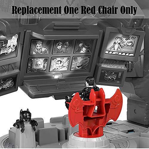 Replacement Parts for Imaginext Batcave - GMP48 ~ DC Superfriends Super Surround Bat Cave ~ Includes One Red Chair