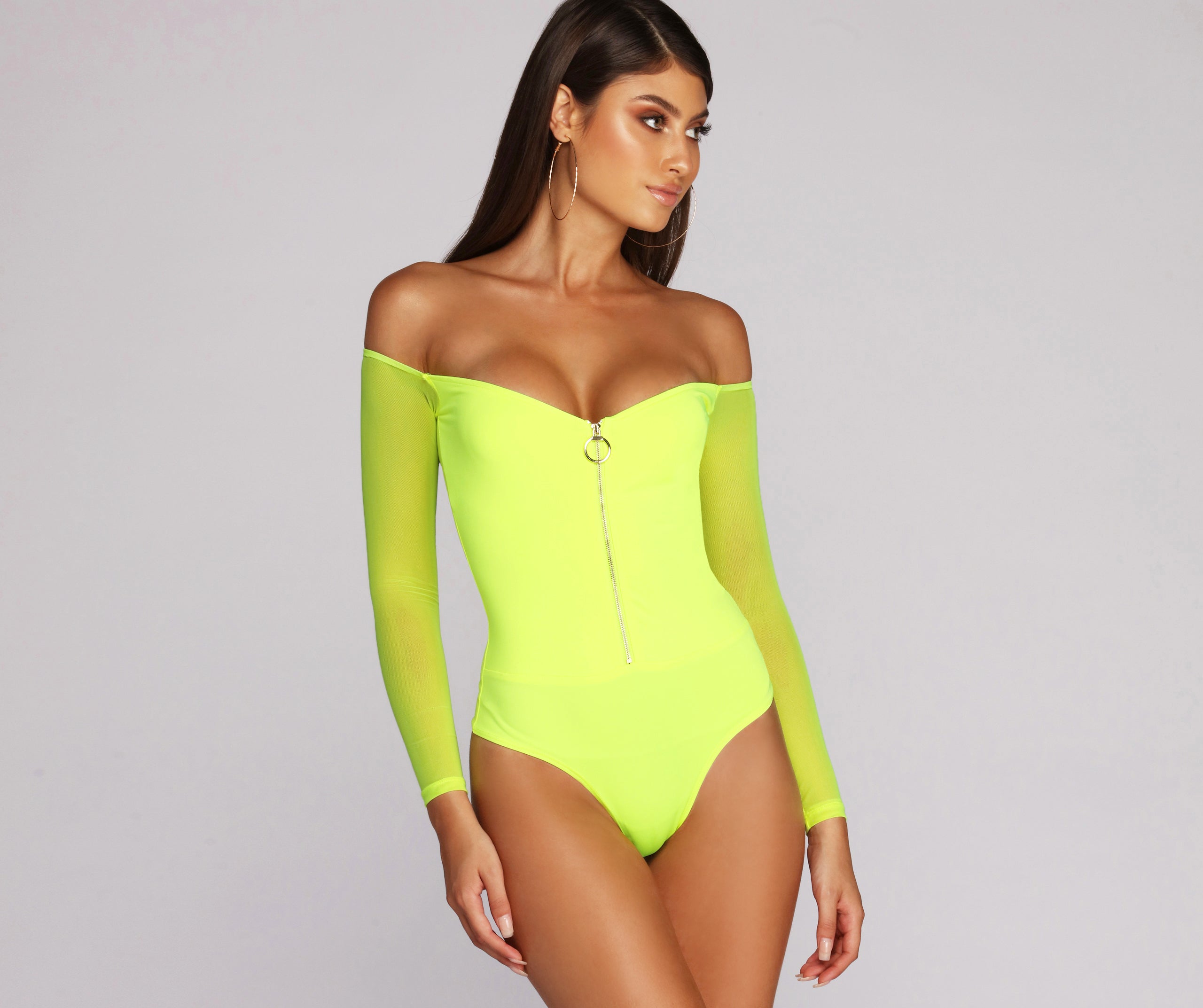 Zip In The Bud Bodysuit