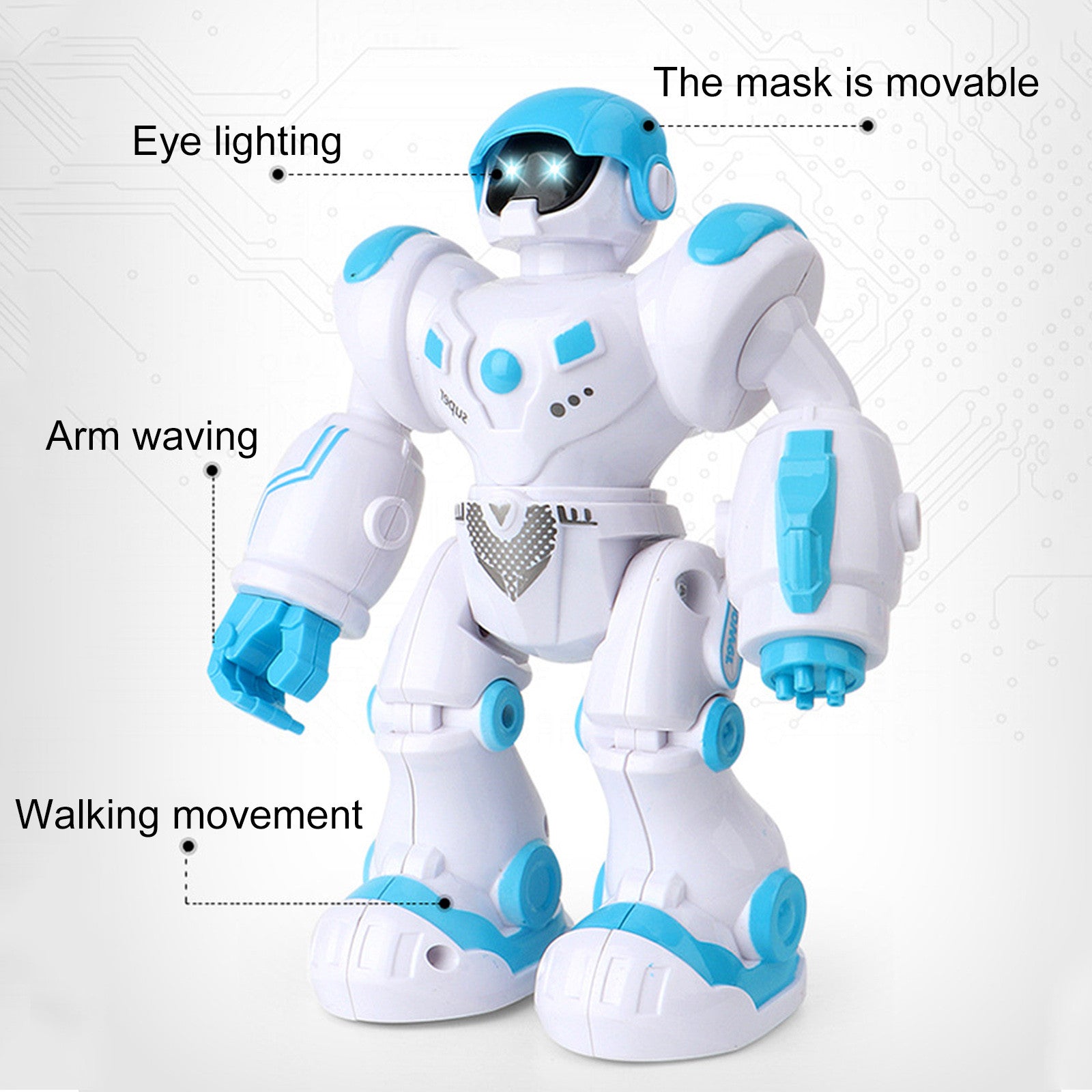 Educational Toys for Kids 5-7 Space Walk Robot Electric Walking Robot Toys Sound Luminous Robot Gift ABS Education Toy