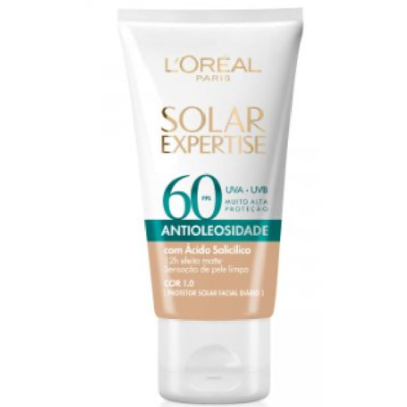 Protetor Solar Facial FPS 60 Cor Clara FPS 40 L'Oreal Paris 40g