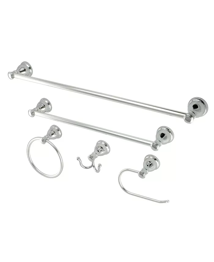 Kingston Brass Mesa Verde 5-Pc. Bathroom Accessory Set in Polished Chrome
