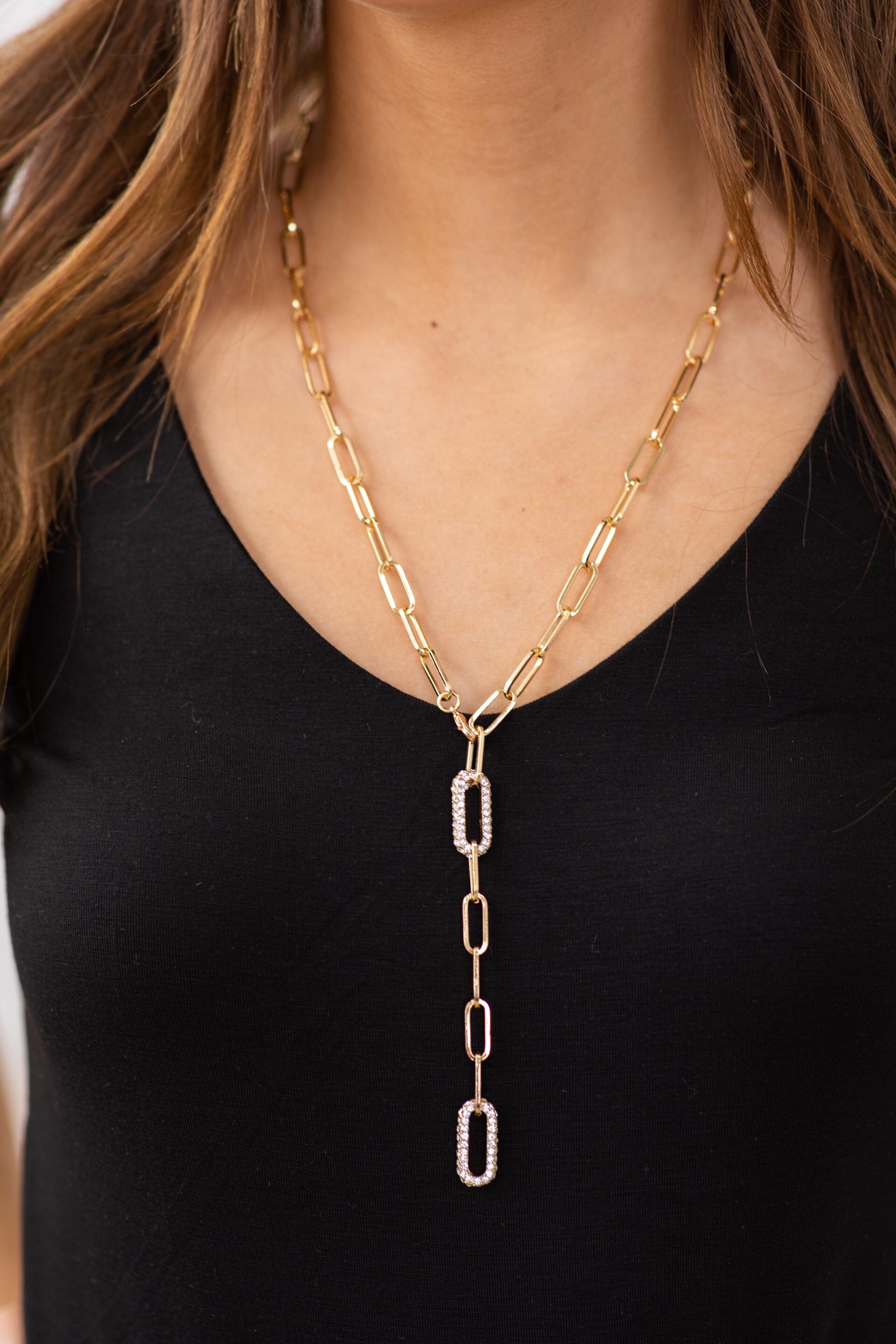 Gold Link Chain Necklace