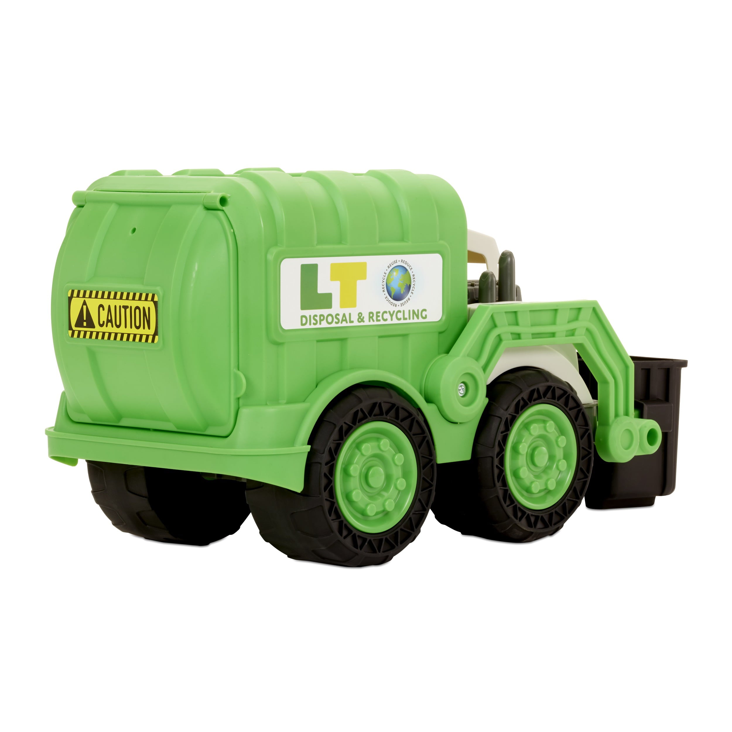 Little Tikes Dirt Diggers Garbage Truck， Play Vehicle with Removable Bin， Indoor and Outdoor Pretend Play， Green - Toy For Kids and Toddlers， Boys and Girls Ages 2 3 4+ Year Old