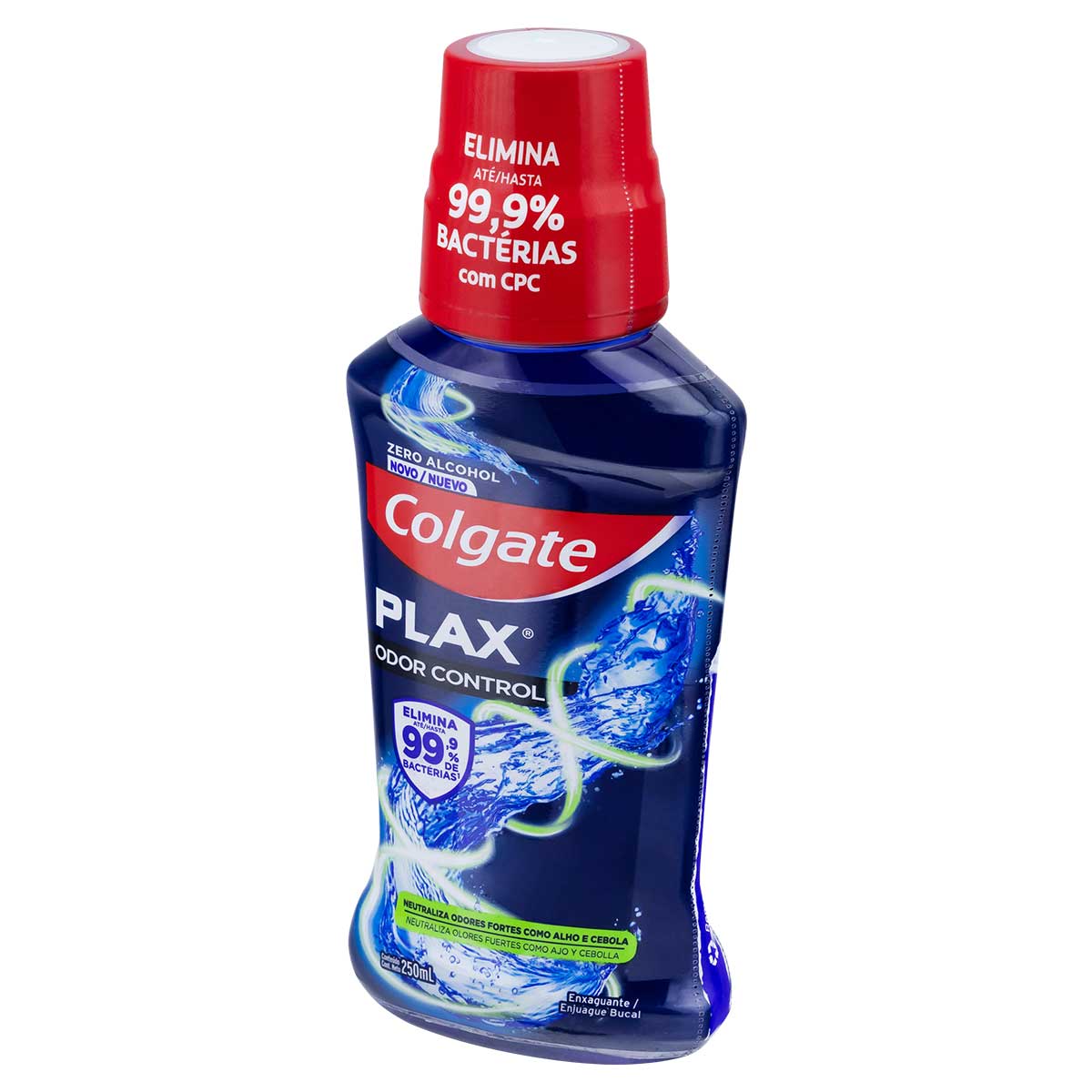 Enxaguante Bucal Zero Alcool Colgate Plax Odor Control 250ml