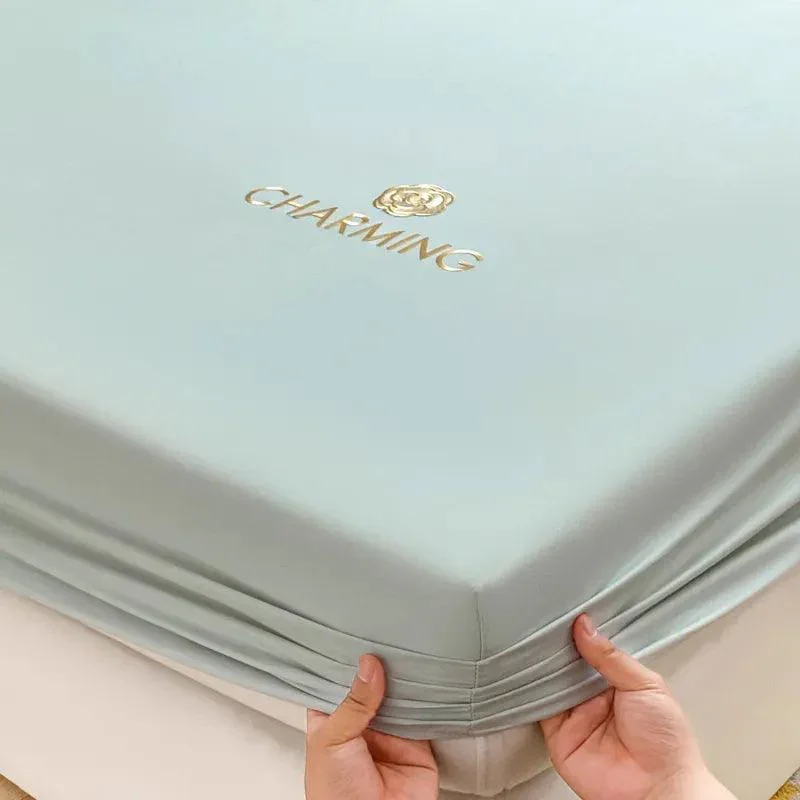 Jogo de Cama CharmeSoberano™ 600 Fios - Algodão Egípcio e Elegância Noturna!