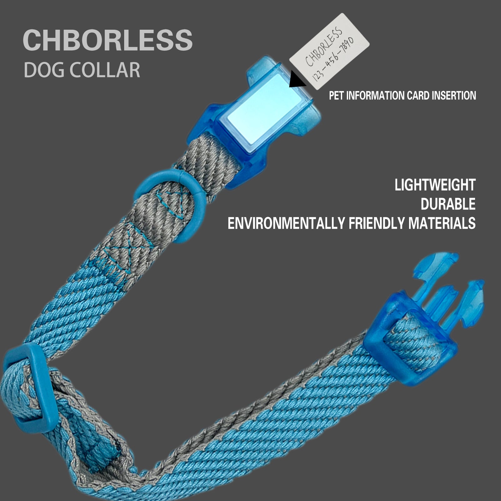 CHBORLESS Lightweight Breathable Dog Collar Knitted Pet Puppy Collar