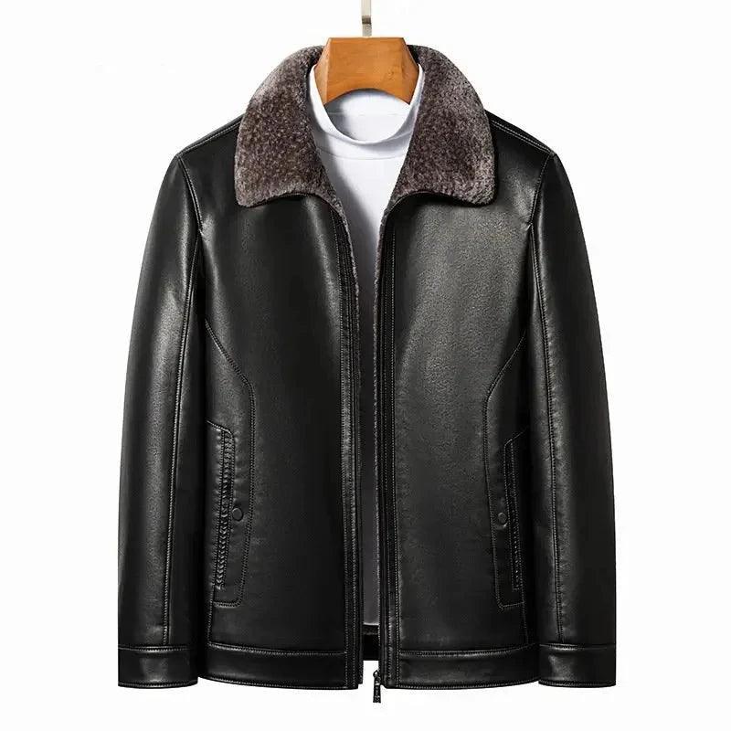 Jaqueta Brooklyn™ em Couro Luxuoso / A União de Sofisticação e Conforto para o Inverno!