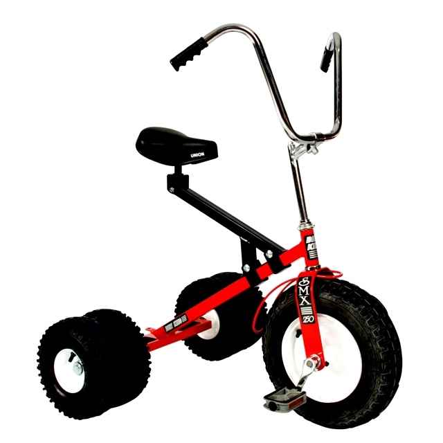 Dirt King DK-252B-R Big Kid Dually Tricycle- Red