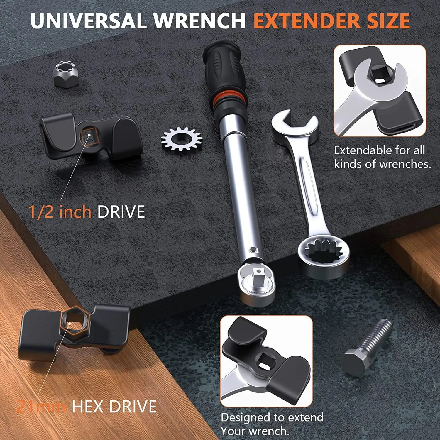 💥Factory Clearance Sale With 50% Off💥Wrench Extender Wrench Conv