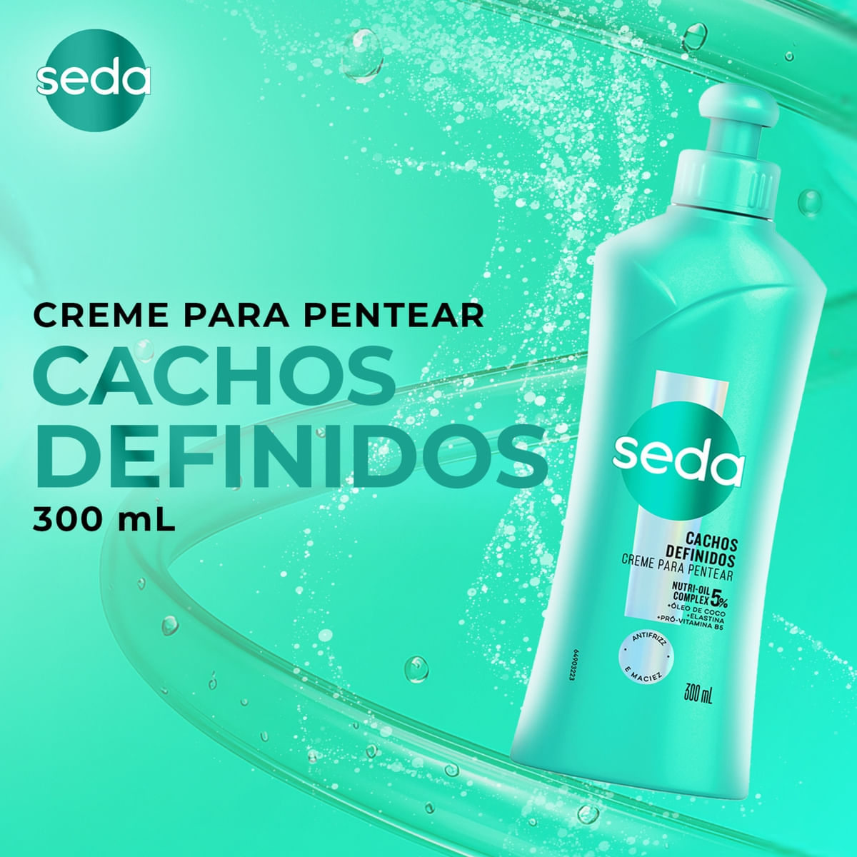 Creme para Pentear Seda  Cachos Definidos 300ml