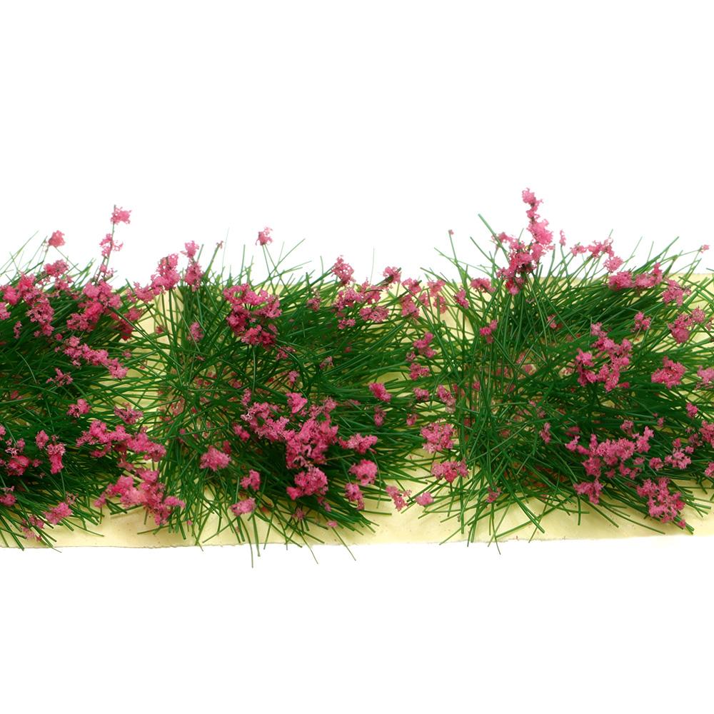 Durable Sand Table DIY Static Scenery Model Grass Tufts Flower Cluster Miniature Garden Decor Landscape Wargame 2
