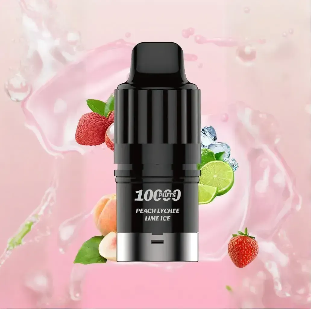 IGET BAR PLUS S3 10000 | Peach Lychee Lime Ice: 10000 Puffs, Refillable Joy