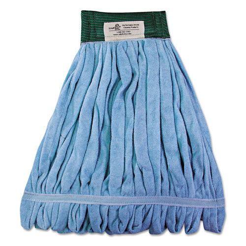 Boardwalk Microfiber Looped-End Wet Mop Head | Medium， Blue | BWKMWTMBEA