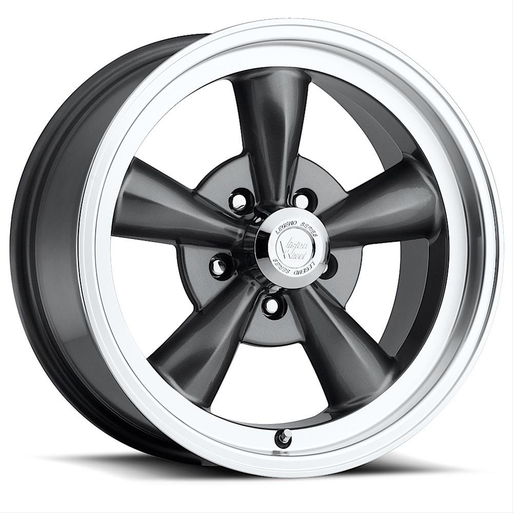 Vision Wheel 141H7885GM0 Vision American Muscle 141 Legend 5 Series Gunmetal Wheels