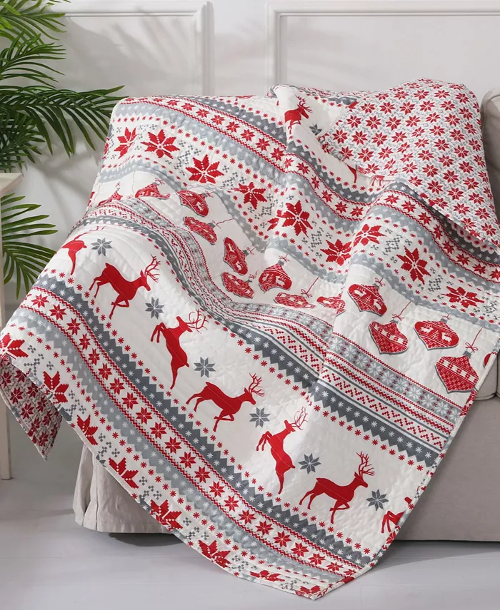 Levtex Silent Night Quilted Throw， 50