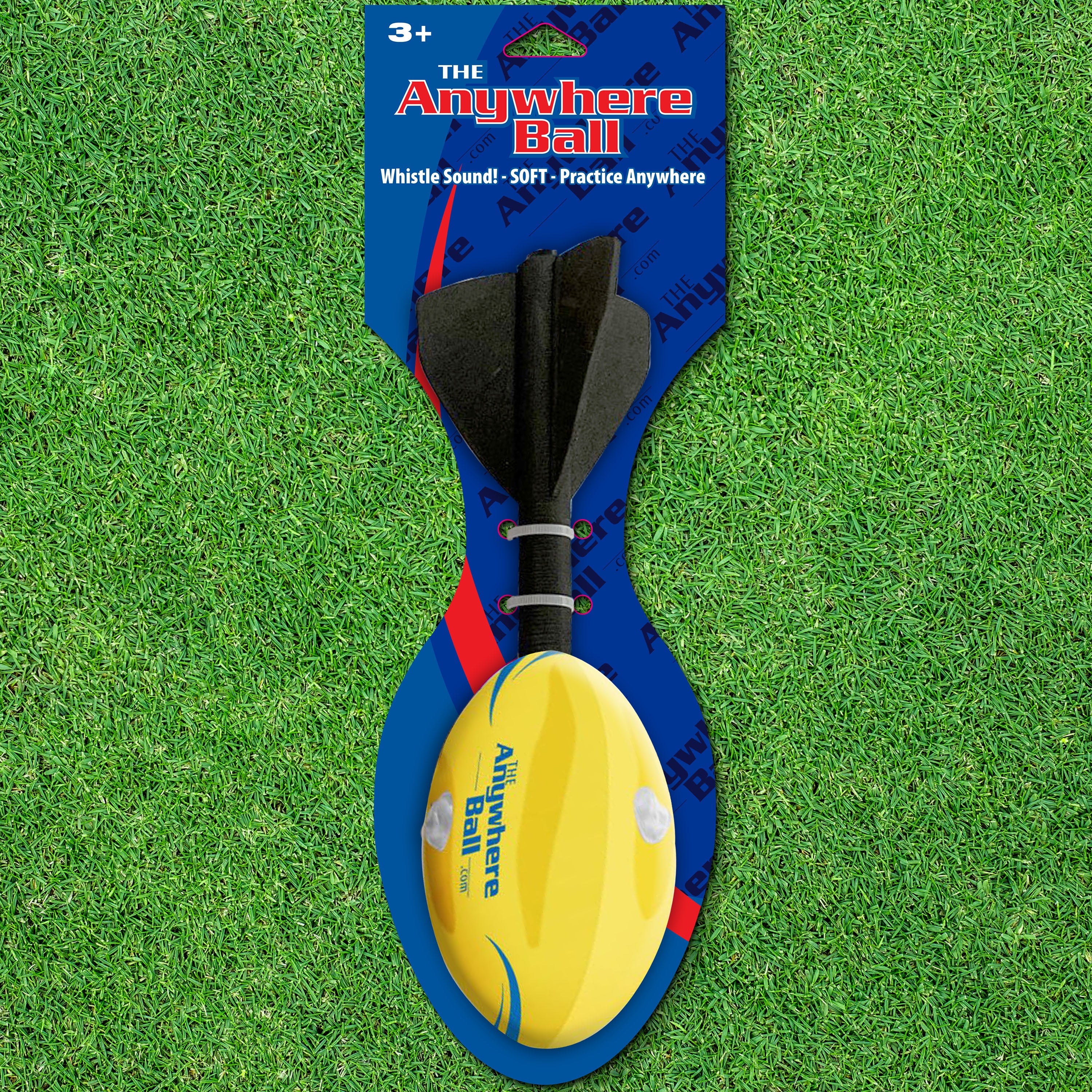 Thin Air Brands Whistle Football - Makes Whistling Sound When Thrown - Made of Durable Foam Materials - for Boys and Girls Ages 3+