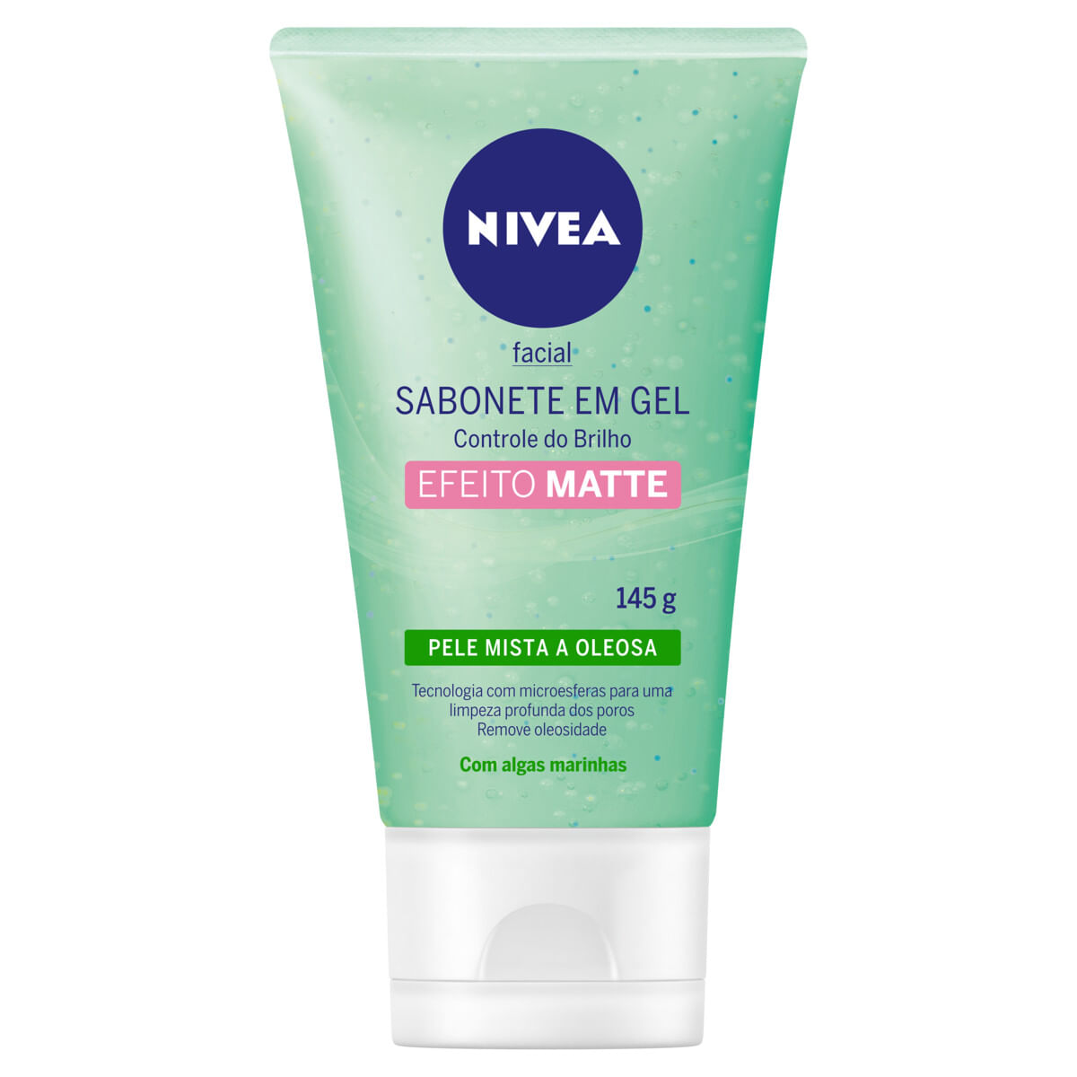 Kit Nivea Sabonete Liq Creme Care 250ml + Sabonete Gel Facial Controle do Brilho 150ml