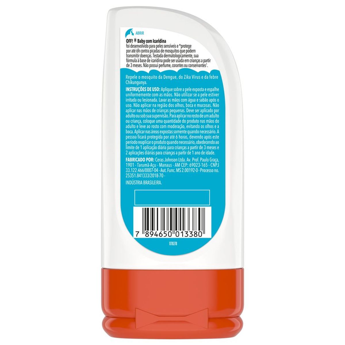 Repelente Off Baby Locao em Gel 117ml