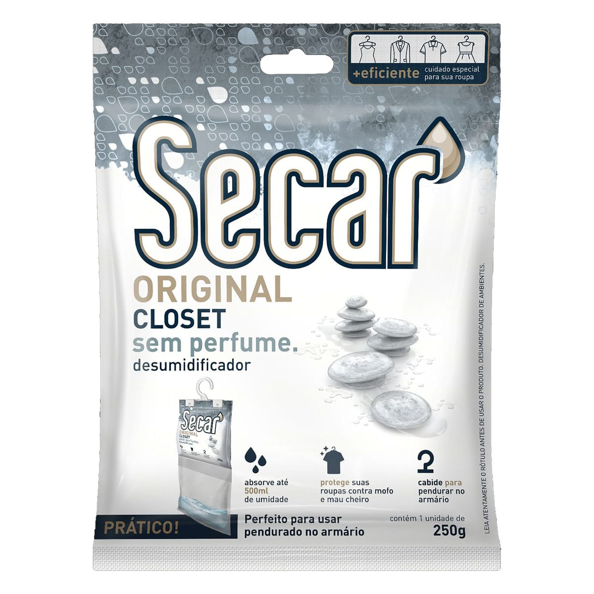 Desumidificador Closet Secar Sache Sem Perfume 250 g