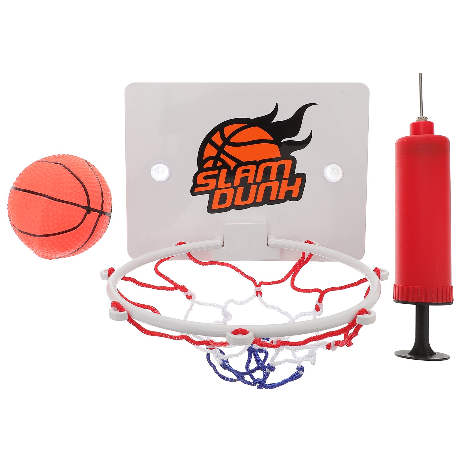 1 Set of Wall Mounted Kids Basketball Board Mini Basketball Netball Indoor Basketball Play Set (Colorful)