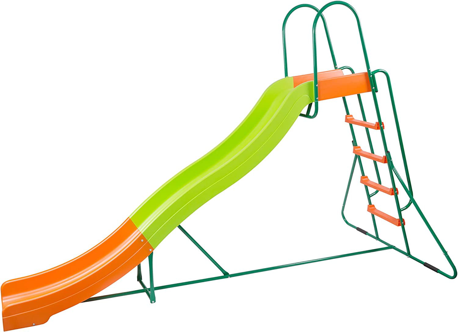Home Playground Equipment: 10' Indoor/Outdoor Wavy Slide， Ages 3 to 10， 2022 Toy