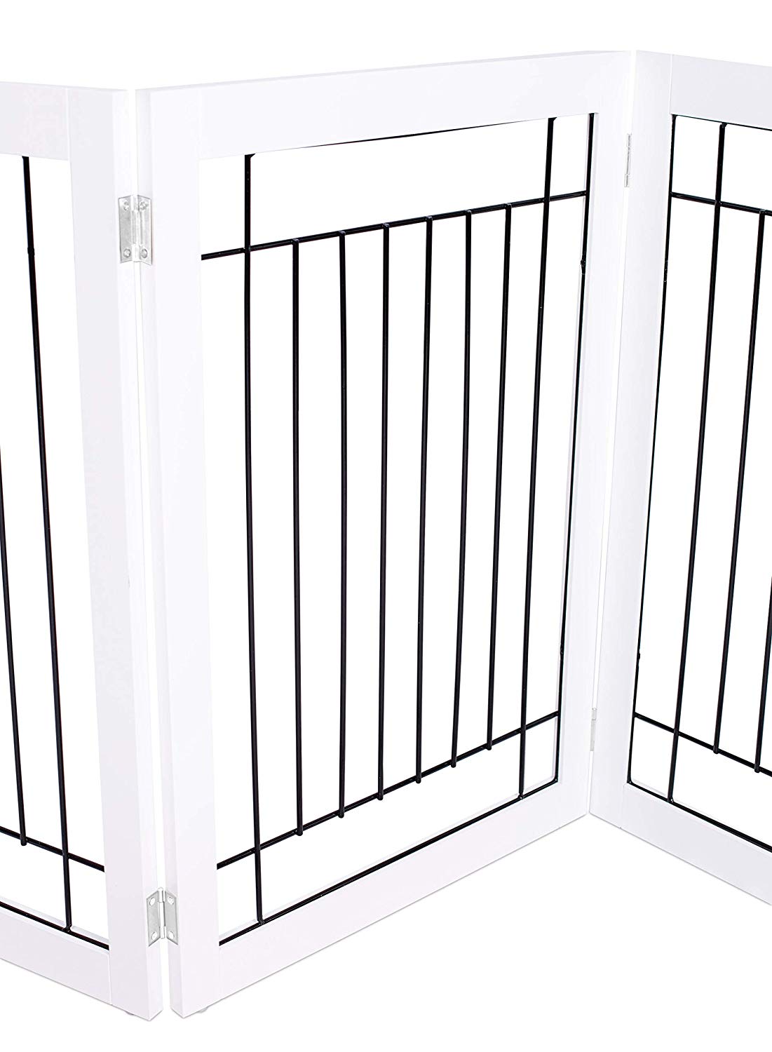 Internet's Best Traditional Wire Dog Gate - 3 Panel - 30
