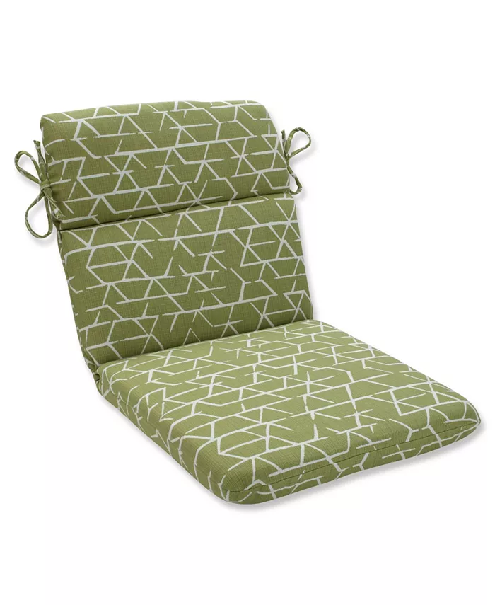 Pillow Perfect Fortress Kengo Artichoke Rounded Corners Chair Cushion