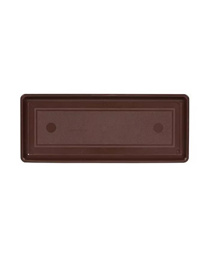 Novelty (#10183) Plastic Flower Box Tray， Brown 18