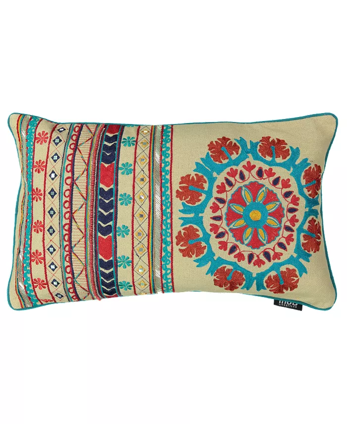 Mod Lifestyles Tribal Chic Collection Lumbar Pillow， 20