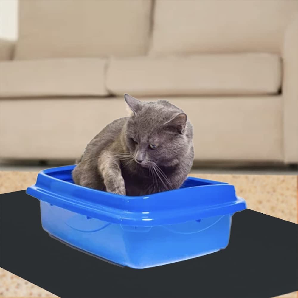 Resilia Under Pet Cage Mat for Bird Cages， Reptile Aquariums， Dog Kennels， Water-Resistant Pad for Carpeted Floors and Surfaces， 30 Inches x 48 Inches， Clear