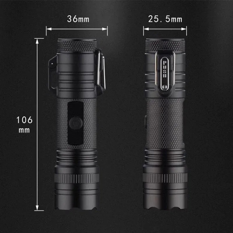 Self Defense Flashlight, Anti Wolf Weapon, Alarm, Carry Weapon Stick W