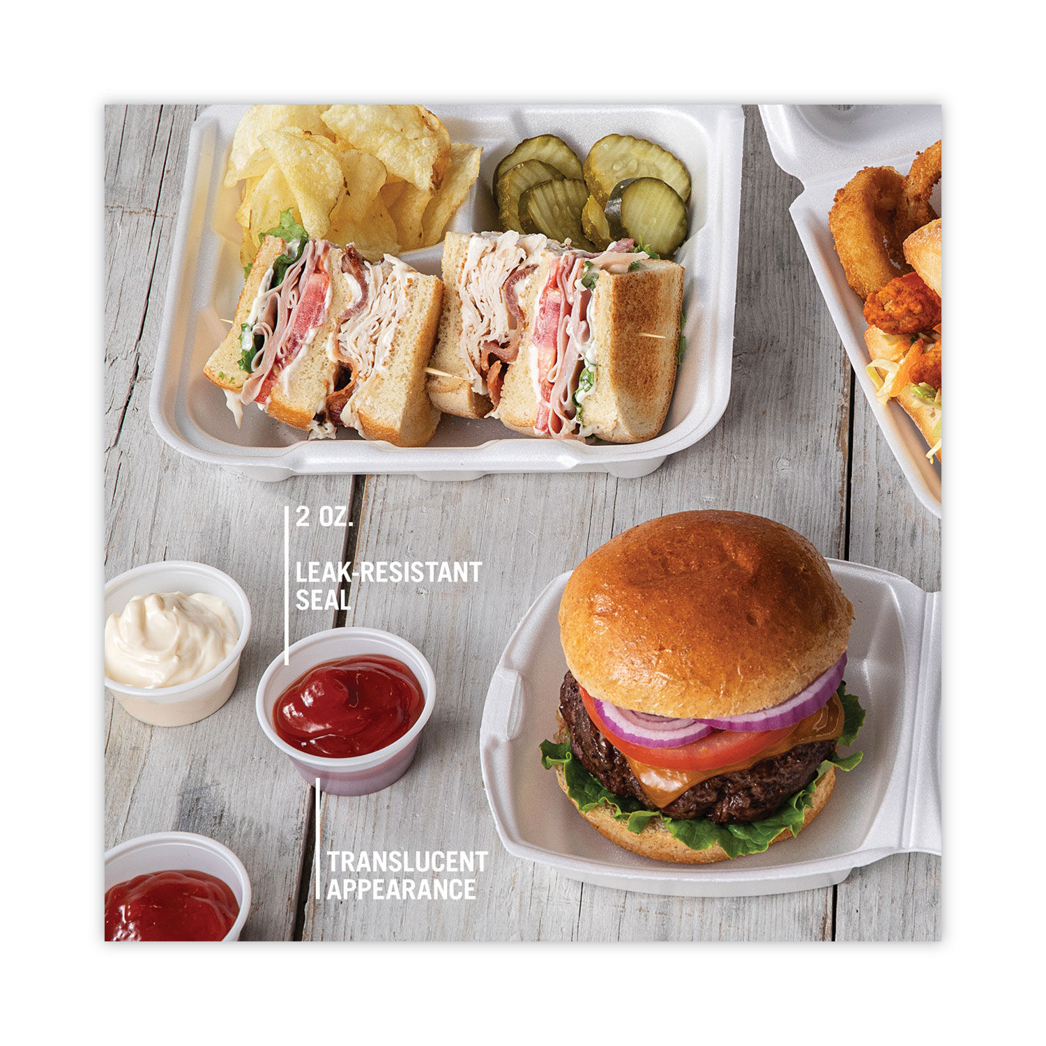 Plastic Portion Cup by Pactiv PCTYS200