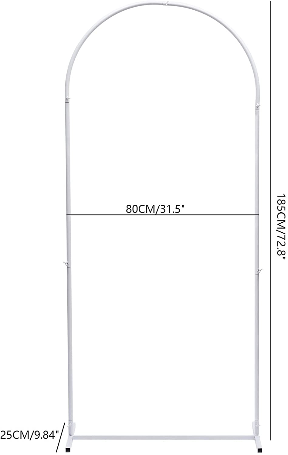 Aohuada Iron Metal Wedding Arch Metal Garden Arbors Wedding Arch Decorations,Outdoor Indoor Pergola Reconfigurable & Easy-to-Assemble for Wedding Party Decorations Garden Climbing Plants