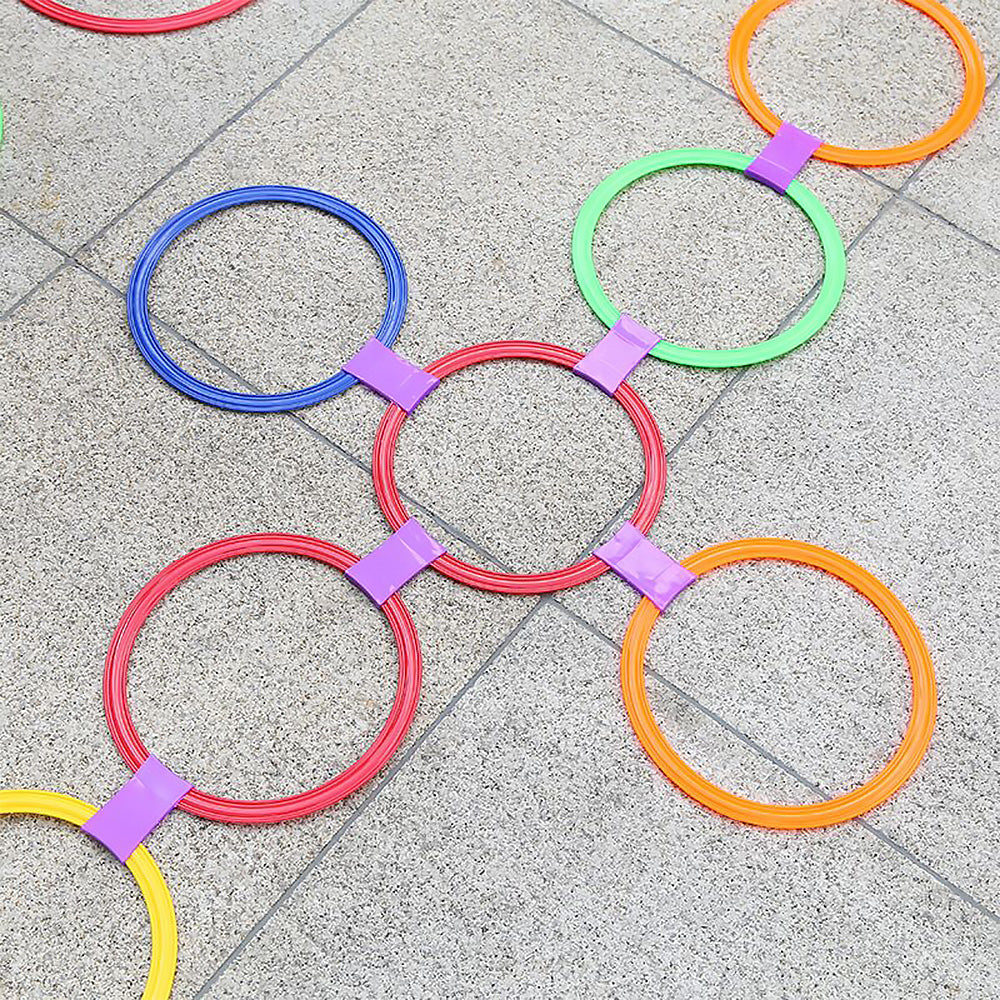 Maboto 10pcs 28cm/38cm Speed Ring Football Soccer Basketball Sport Training Rings Equipment