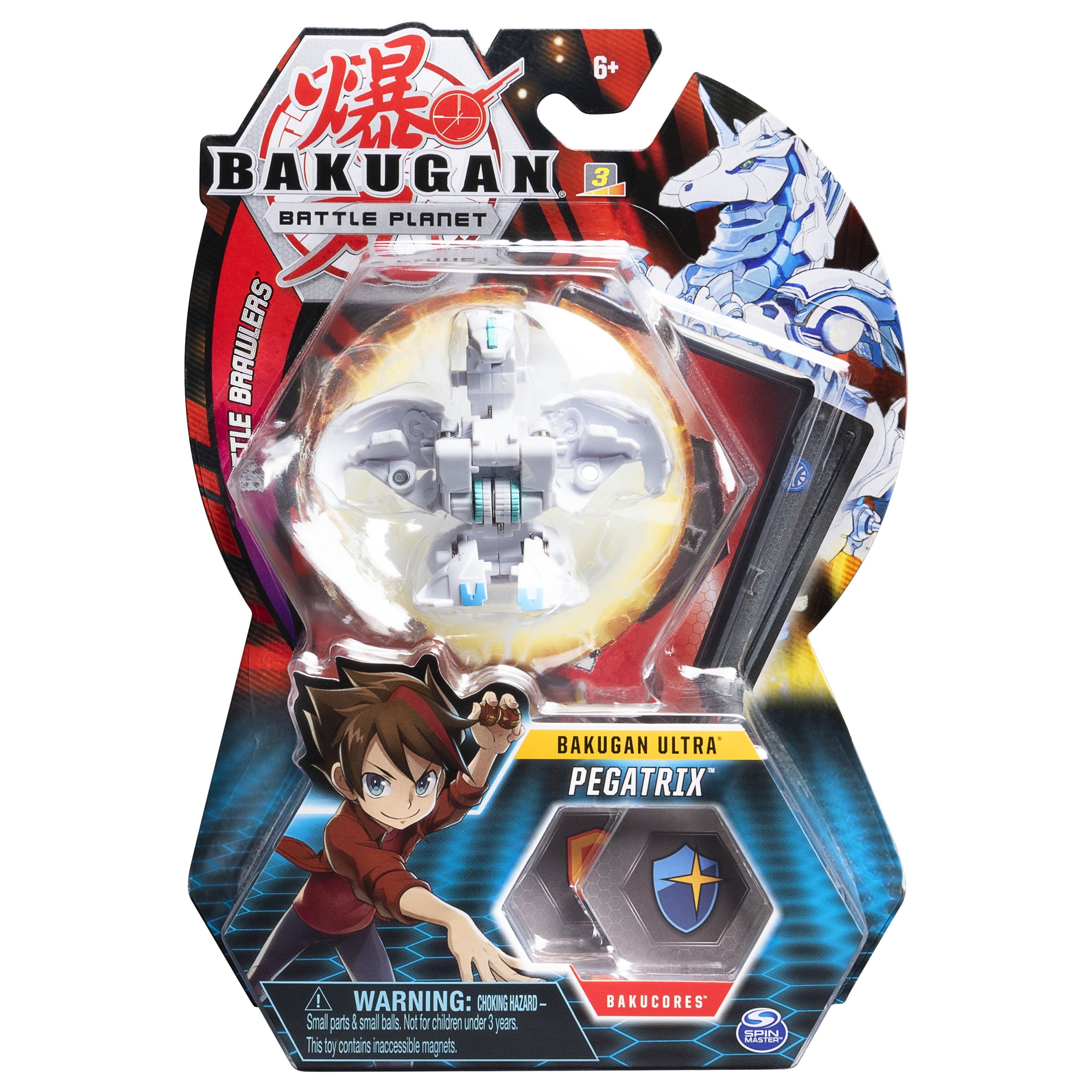 Bakugan Ultra， Pegatrix， 3-inch Collectible Action Figure and Trading Card， for Ages 6 and Up