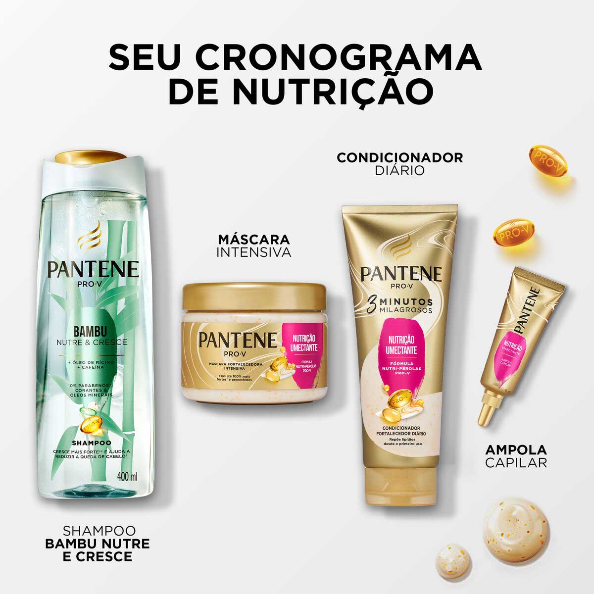 Mascara de Tratamento Pantene Liso Extremo 270 ml