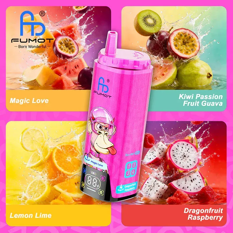 🔥 Fumot Eco 4-in-1 80K Puffs 💨Four Flavours. One Device Disposable Vape