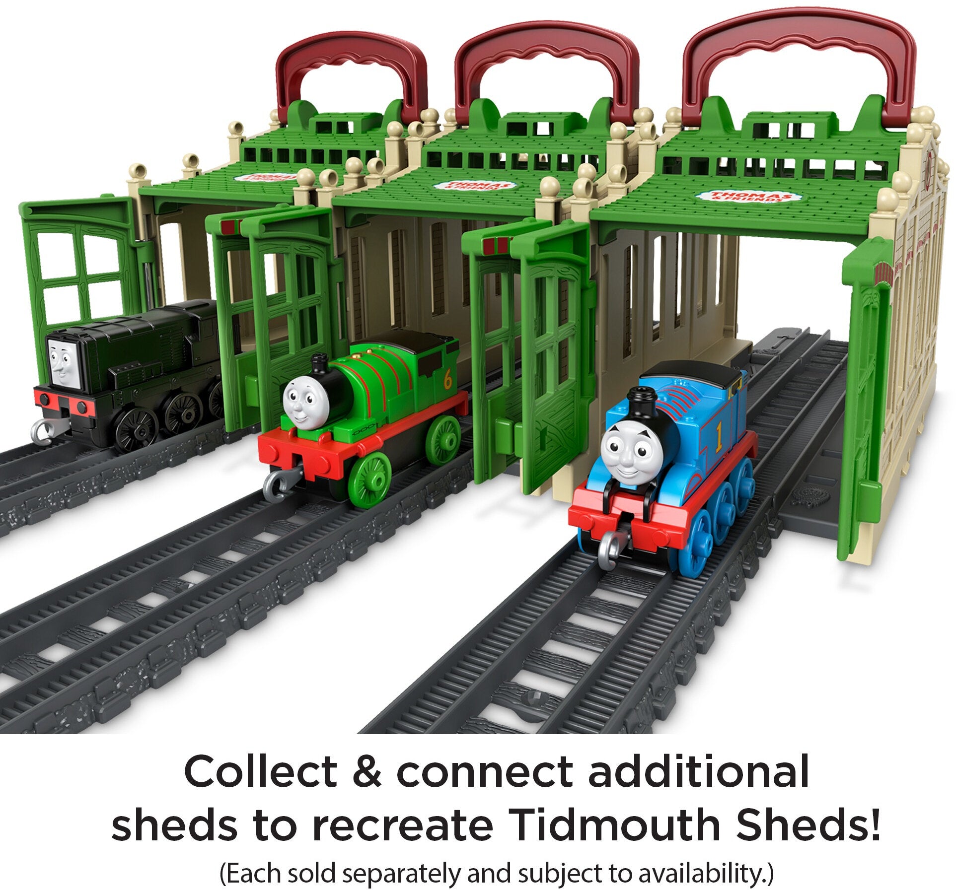 Thomas and Friends Connect and Go Thomas Train Engine And Shed