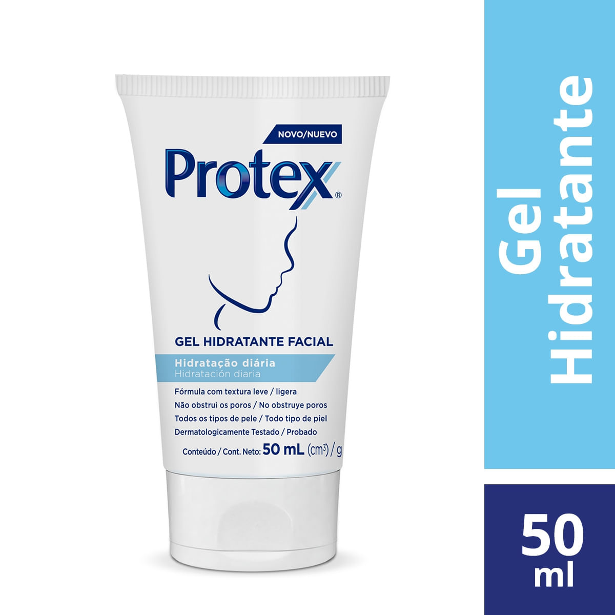 Protex Hidratacao Diaria Gel Hidratante Facial 50ml