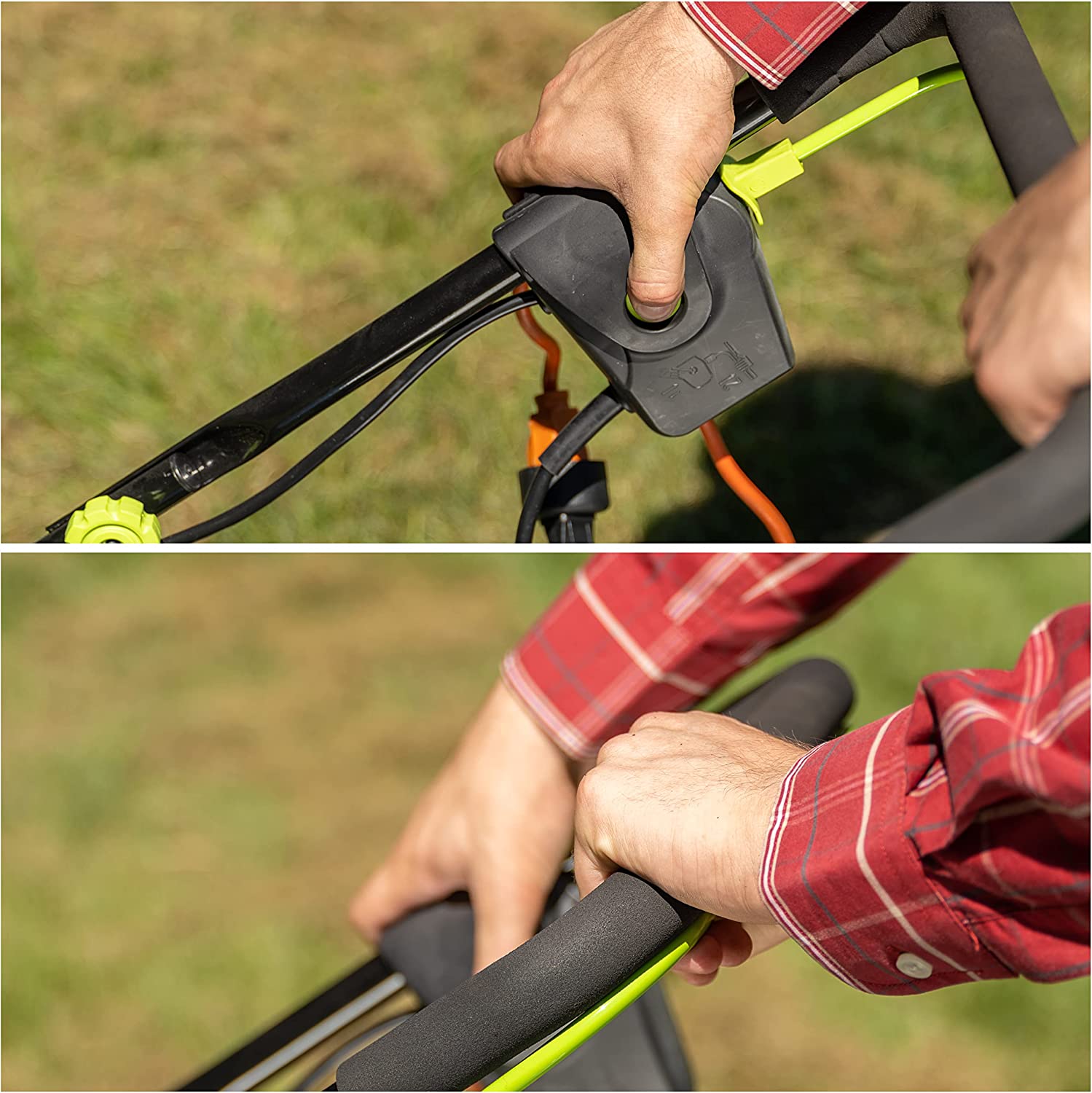 Earthwise DT71613 13-Amp 16-Inch Corded Electric Dethatcher， Green