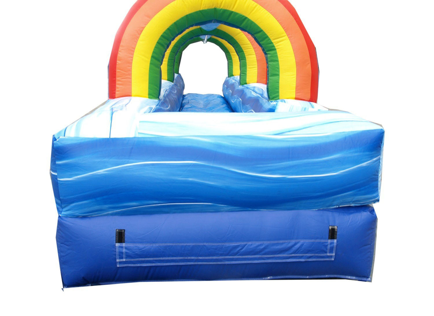 TentandTable Commercial Inflatable Slip n Slide， Blue Marble with Blower， 25'