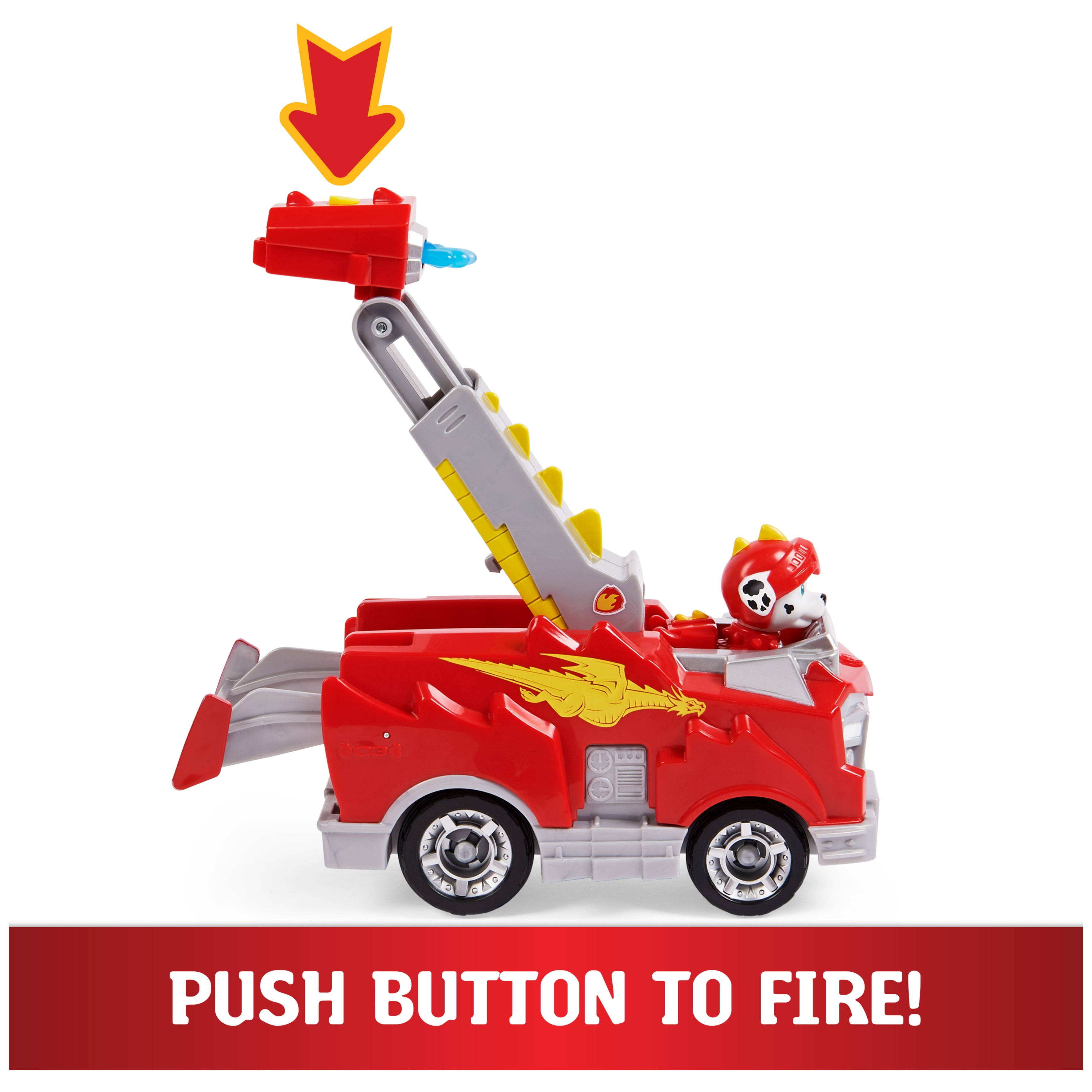 PAW Patrol: Rescue Knights， Transforming Car with Marshall Figure