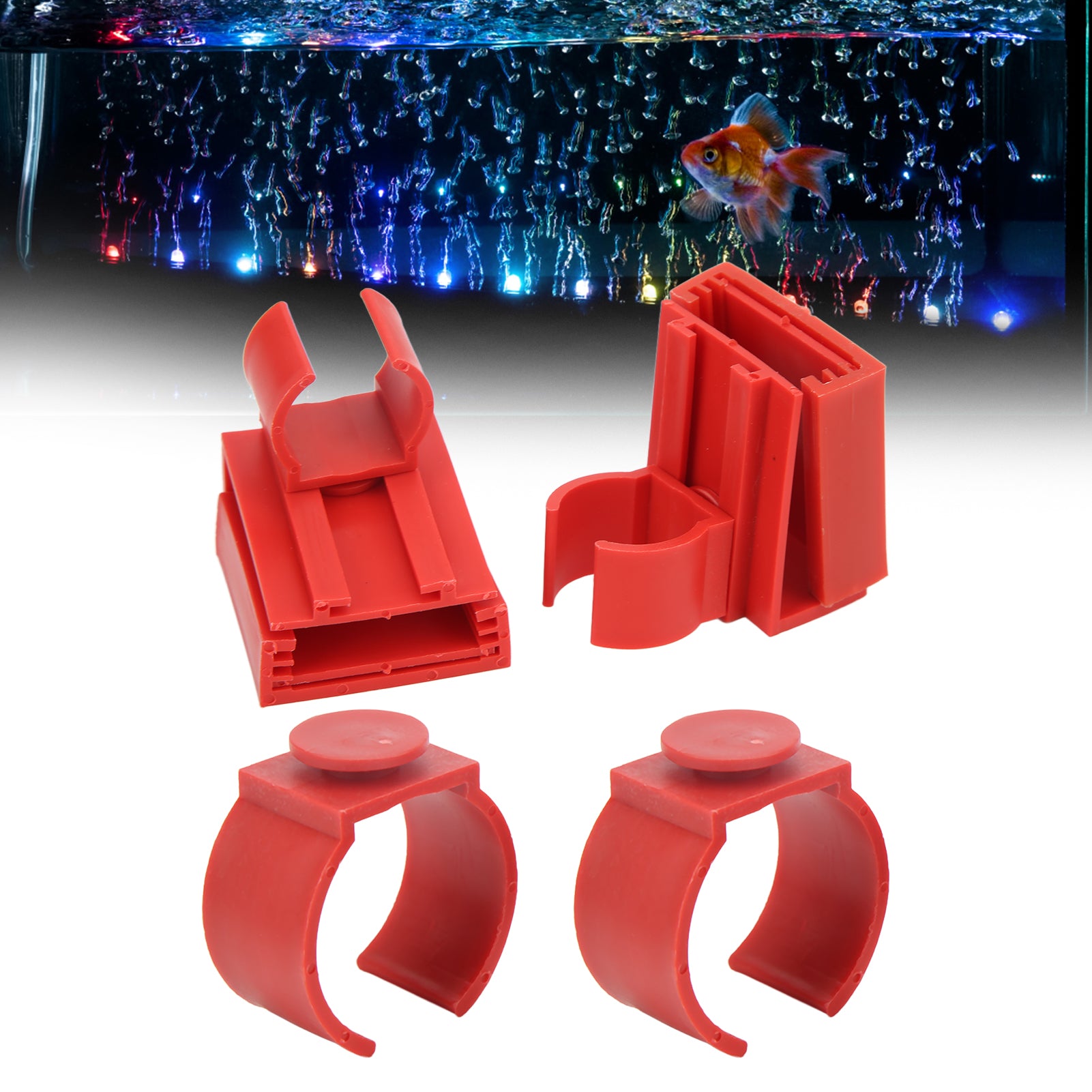 Light Buckle， LED Light Suction Cups Clips Durable  For Fish  For Aquarium