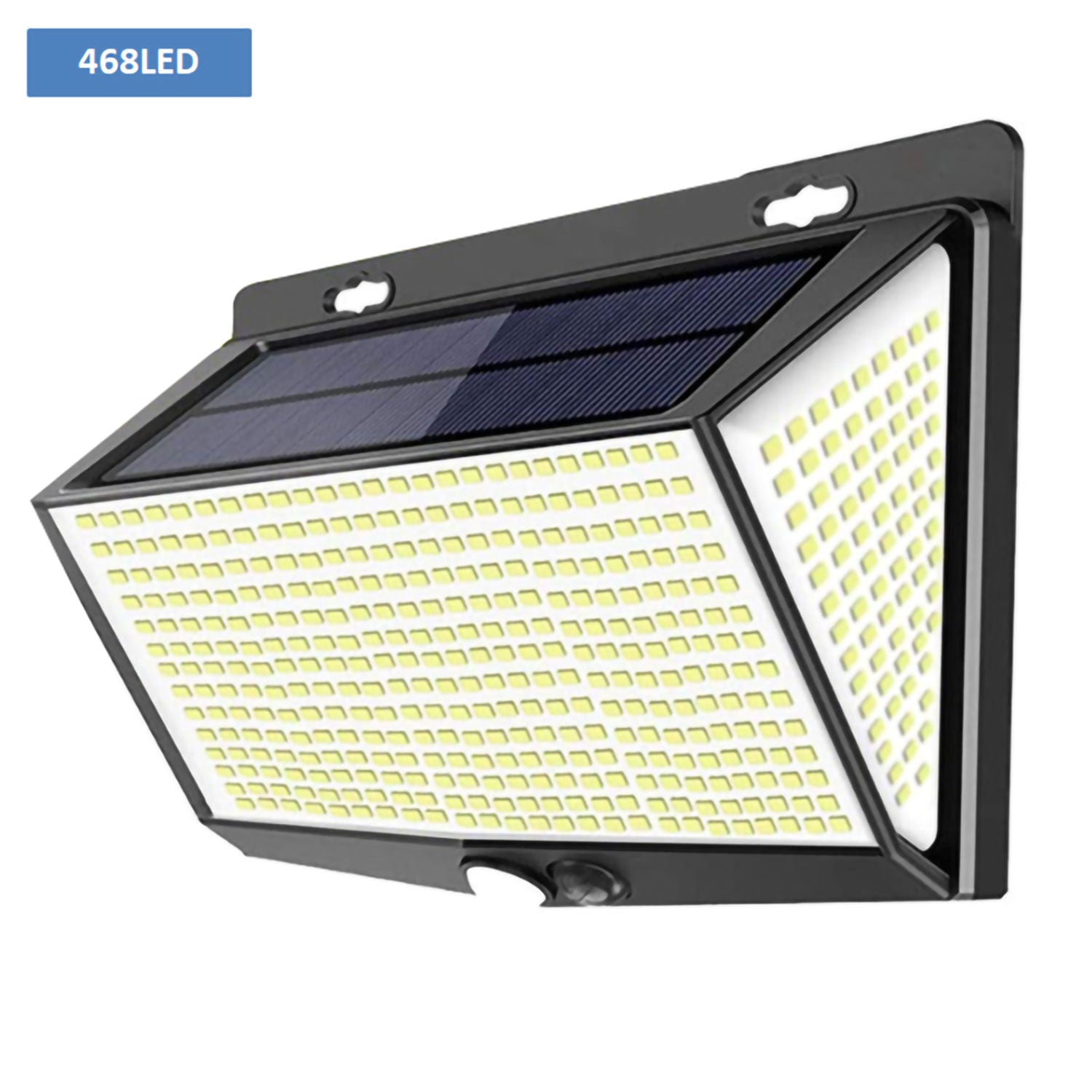 Solar Lights Outdoor Waterproof， 2200LM Super Bright Solar Motion Sensor Flood Wall Lights， Wireless Outdoor Security Wall Lights with 270° Wide Angle Illuminationand 3 Lighting Modes