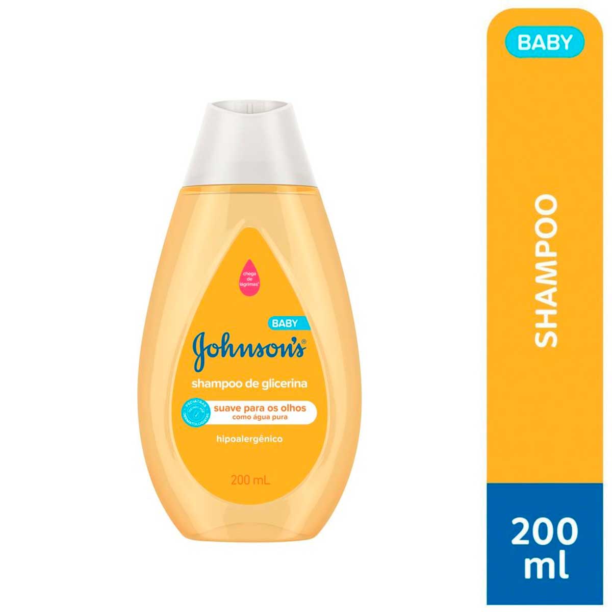 Shampoo para Bebe Johnson's Baby Glicerina 200ml